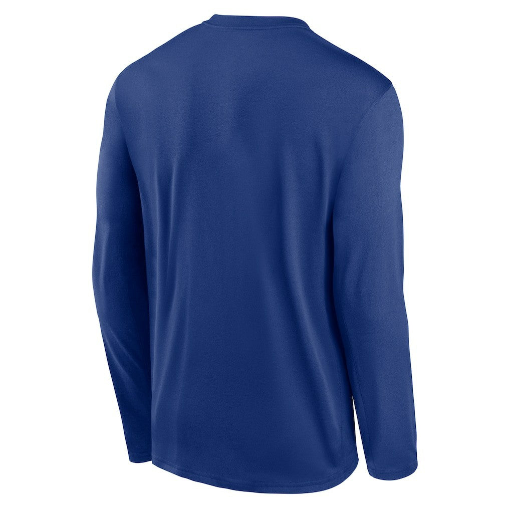 Nike New York Giants Primetime Legend Icon Performance Long Sleeve T-Shirt Royal