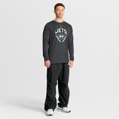 Nike New York Jets Primetime Legend Icon Performance Long Sleeve T-Shirt Anthracite