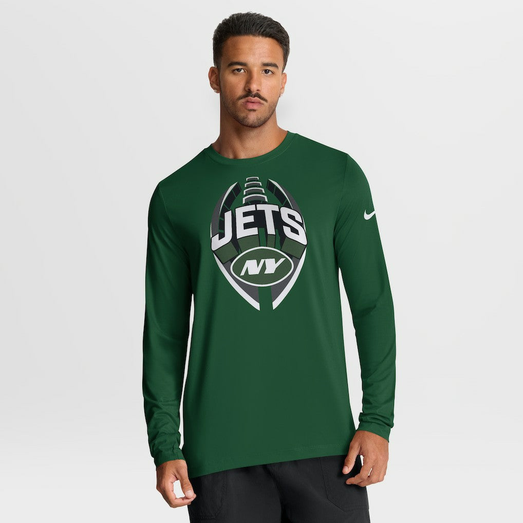 Nike New York Jets Primetime Legend Icon Performance Long Sleeve T-Shirt Green
