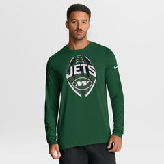 Nike New York Jets Primetime Legend Icon Performance Long Sleeve T-Shirt Green
