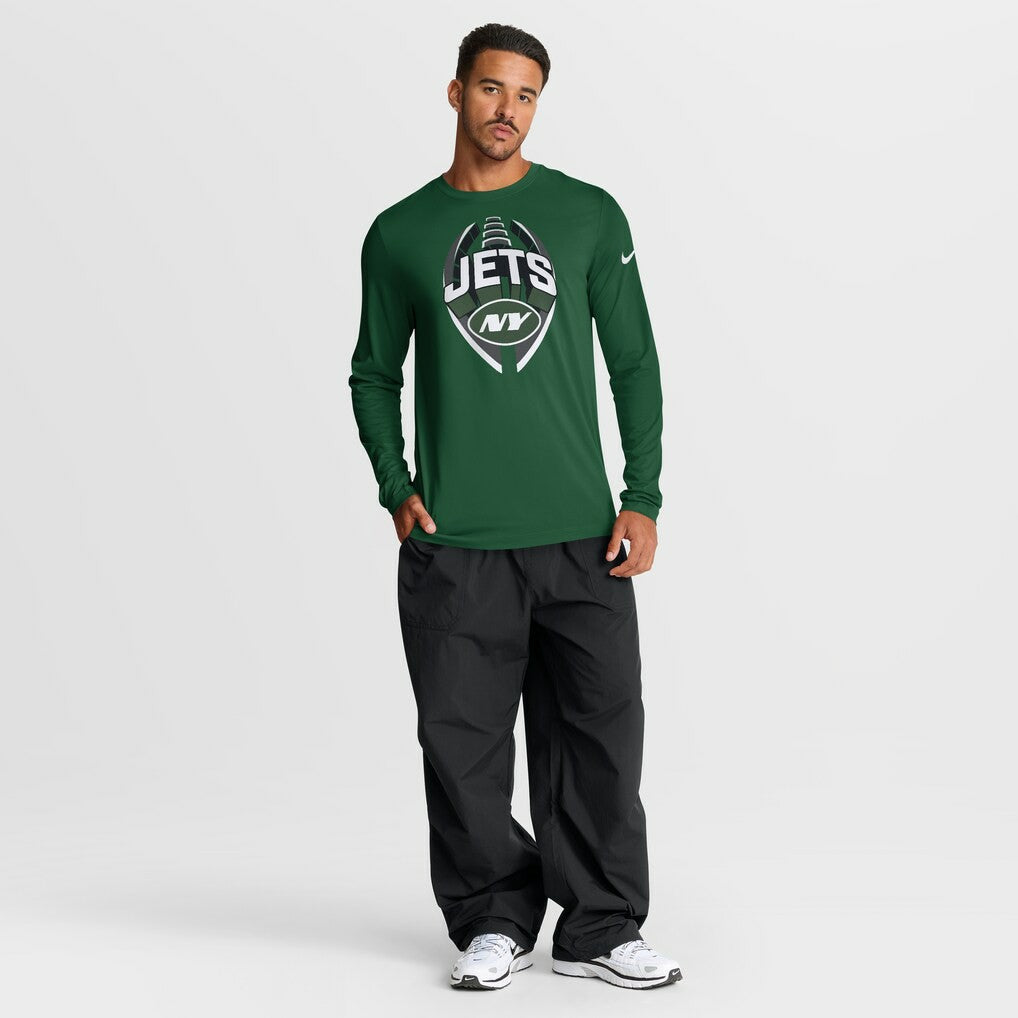 Nike New York Jets Primetime Legend Icon Performance Long Sleeve T-Shirt Green