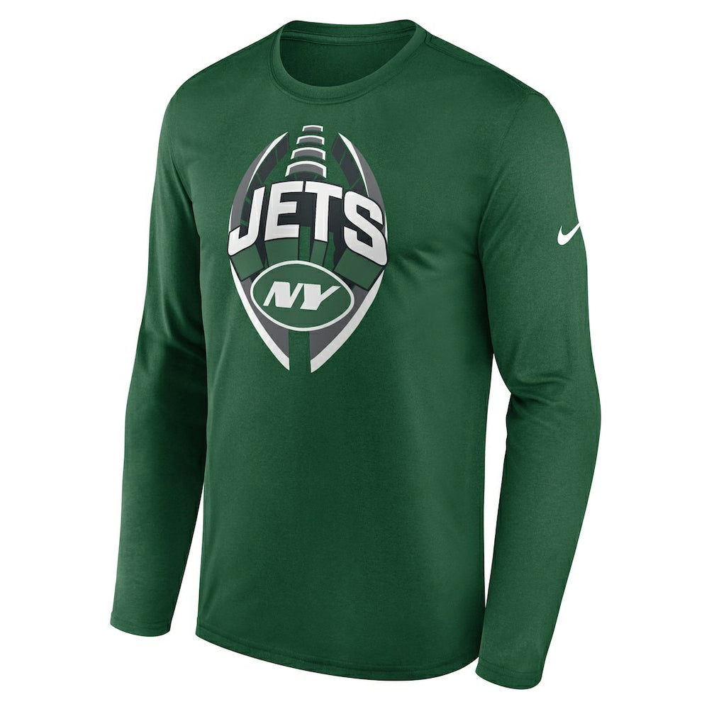 Nike New York Jets Primetime Legend Icon Performance Long Sleeve T-Shirt Green