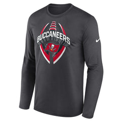 Nike Tampa Bay Buccaneers Primetime Legend Icon Performance Long Sleeve T-Shirt Anthracite