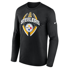 Nike Pittsburgh Steelers Primetime Legend Icon Performance Long Sleeve T-Shirt Black