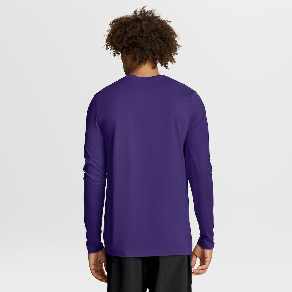 Nike Minnesota Vikings Primetime Legend Icon Performance Long Sleeve T-Shirt Purple