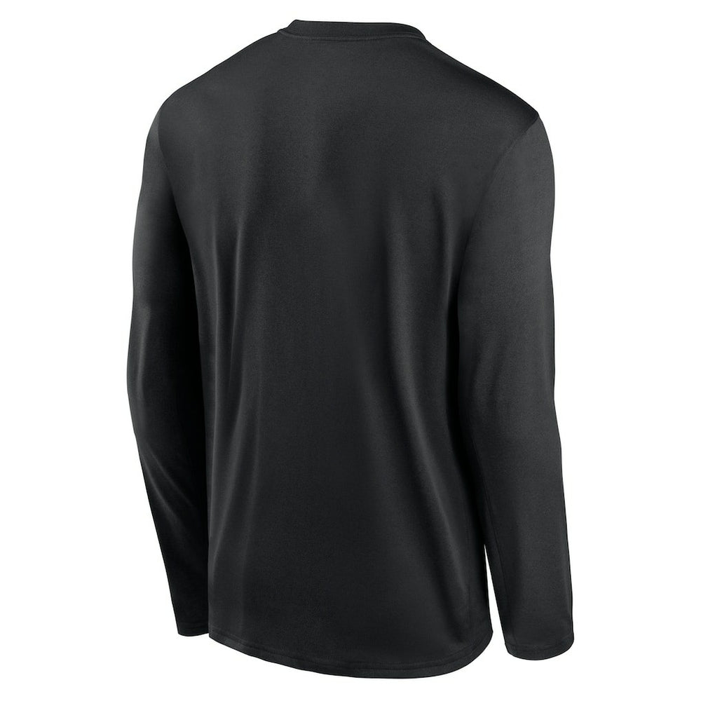 Nike New Orleans Saints Primetime Legend Icon Performance Long Sleeve T-Shirt Black