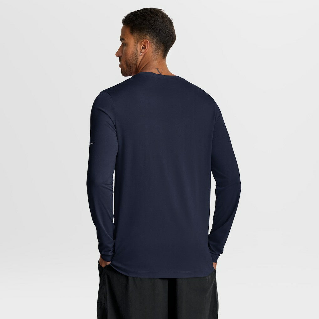 Nike Dallas Cowboys Primetime Legend Icon Performance Long Sleeve T-Shirt Navy