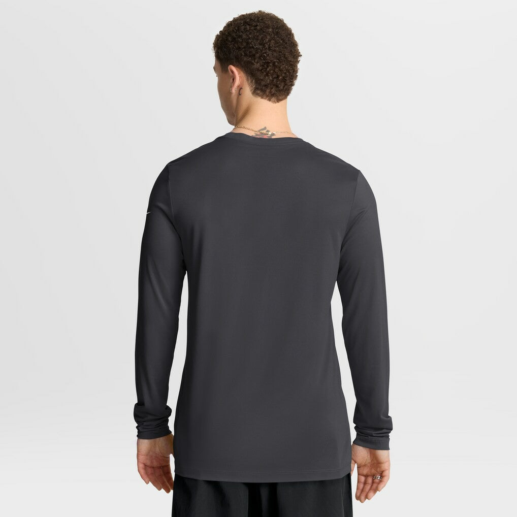 Nike Chicago Bears Primetime Legend Icon Performance Long Sleeve T-Shirt Anthracite