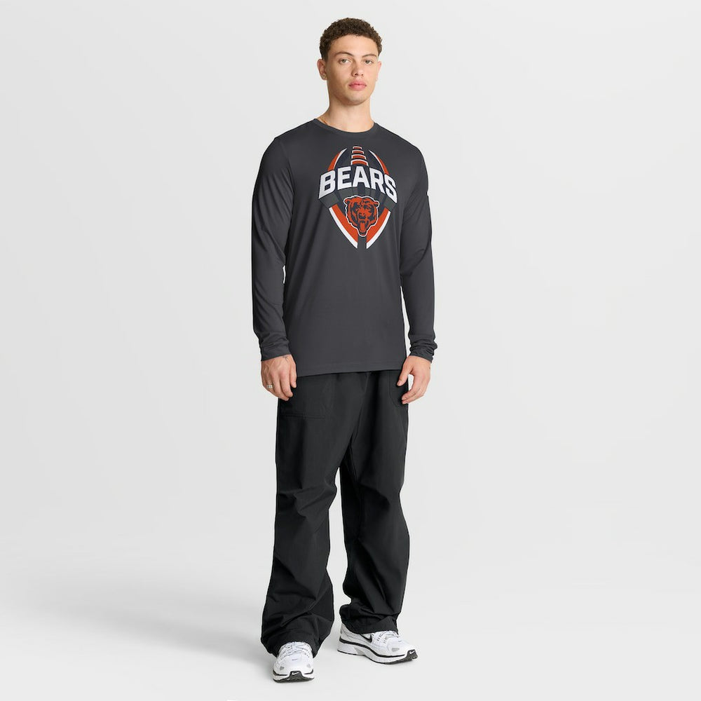 Nike Chicago Bears Primetime Legend Icon Performance Long Sleeve T-Shirt Anthracite