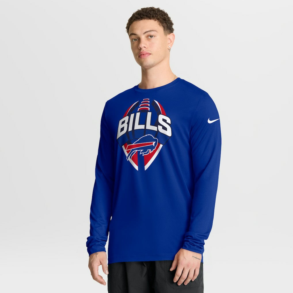Nike Buffalo Bills Primetime Legend Icon Performance Long Sleeve T-Shirt Royal