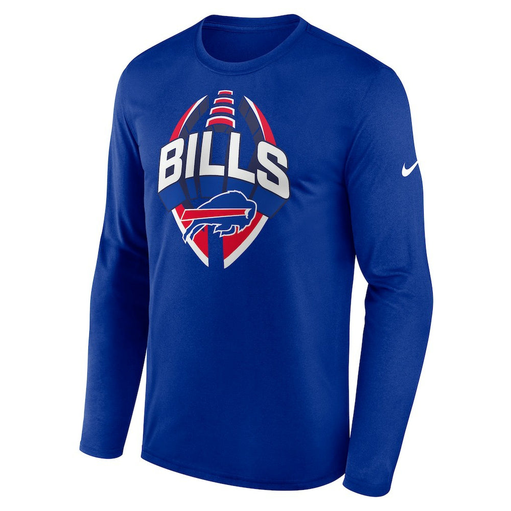 Nike Buffalo Bills Primetime Legend Icon Performance Long Sleeve T-Shirt Royal