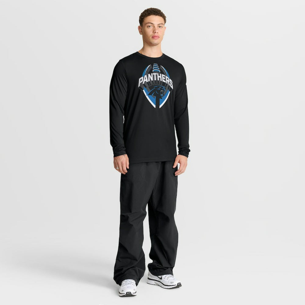 Nike Carolina Panthers Primetime Legend Icon Performance Long Sleeve T-Shirt Black
