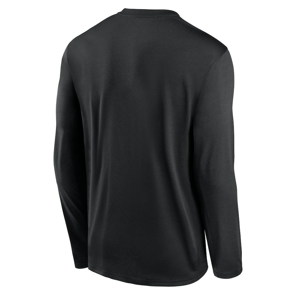 Nike Carolina Panthers Primetime Legend Icon Performance Long Sleeve T-Shirt Black
