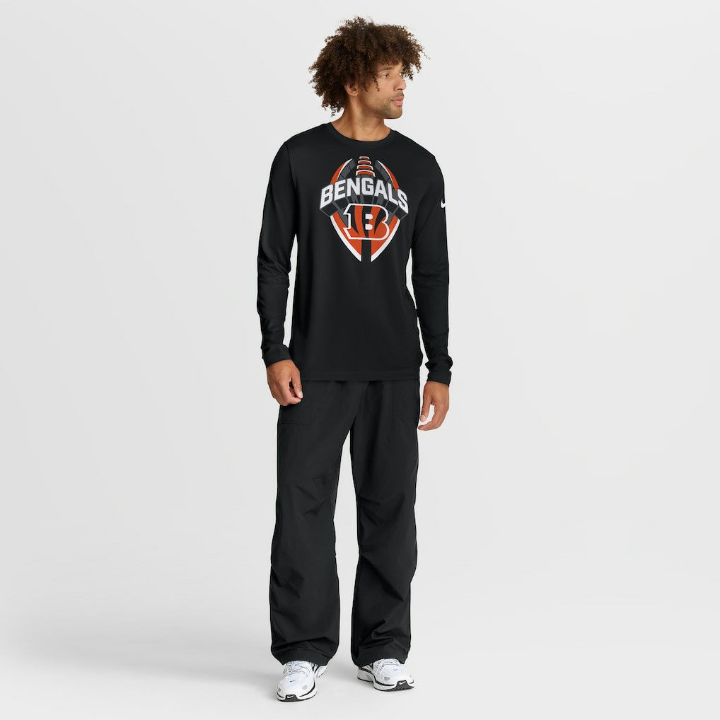 Nike Cincinnati Bengals Primetime Legend Icon Performance Long Sleeve T-Shirt Black