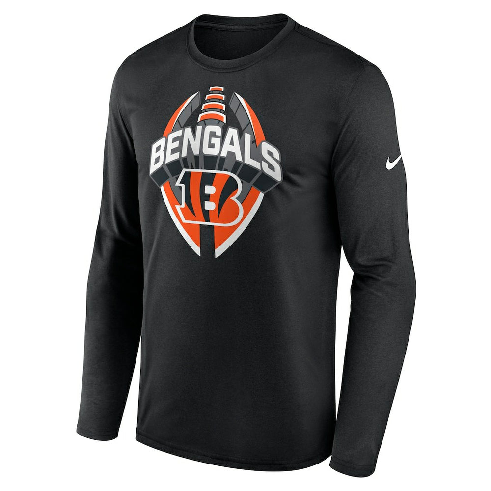 Nike Cincinnati Bengals Primetime Legend Icon Performance Long Sleeve T-Shirt Black