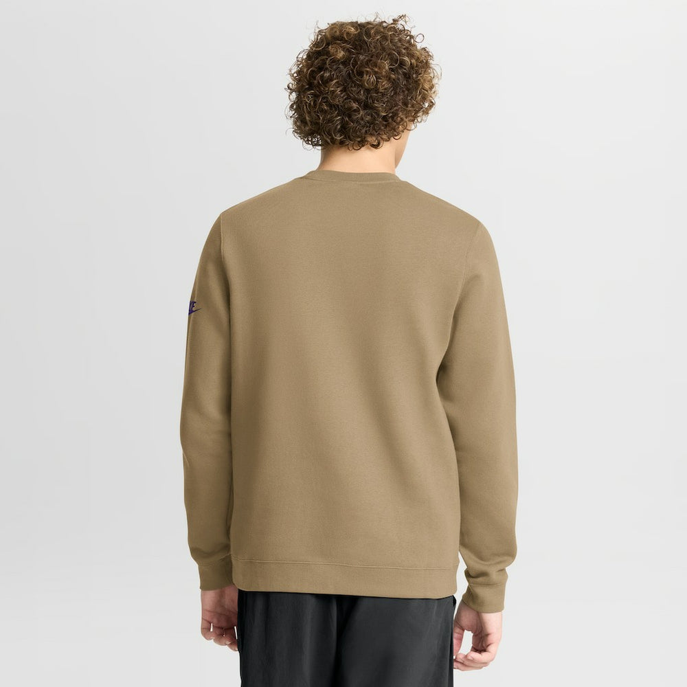 Nike Minnesota Vikings Swing Pass Rewind Club Pullover Sweatshirt Tan