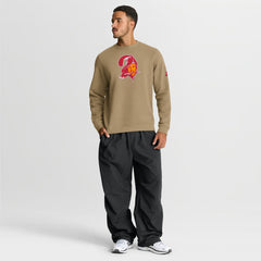 Nike Tampa Bay Buccaneers Swing Pass Rewind Club Pullover Sweatshirt Tan