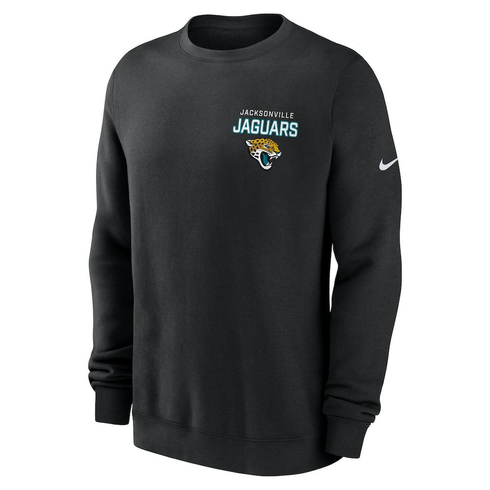 Nike Jacksonville Jaguars Primetime Club Fleece Pullover Sweatshirt Black