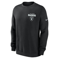 Nike Las Vegas Raiders Primetime Club Fleece Pullover Sweatshirt Black