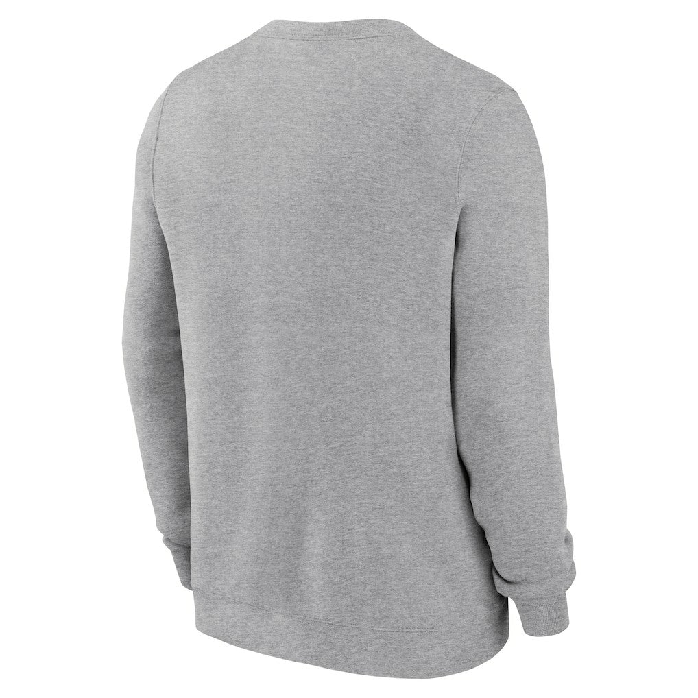 Nike Miami Dolphins Primetime Club Fleece Pullover Sweatshirt Heather Gray
