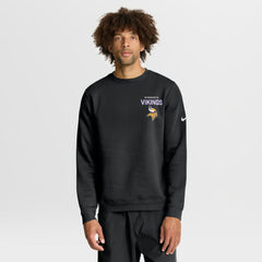 Nike Minnesota Vikings Primetime Club Fleece Pullover Sweatshirt Black