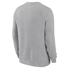 Nike Cleveland Browns Primetime Club Fleece Pullover Sweatshirt Heather Gray