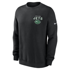 Nike New York Jets Primetime Club Fleece Pullover Sweatshirt Black