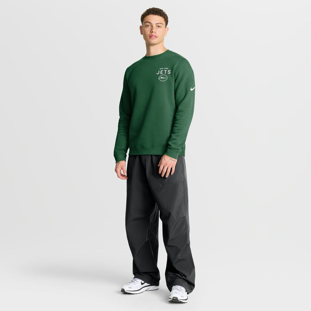 Nike New York Jets Primetime Club Fleece Pullover Sweatshirt Green