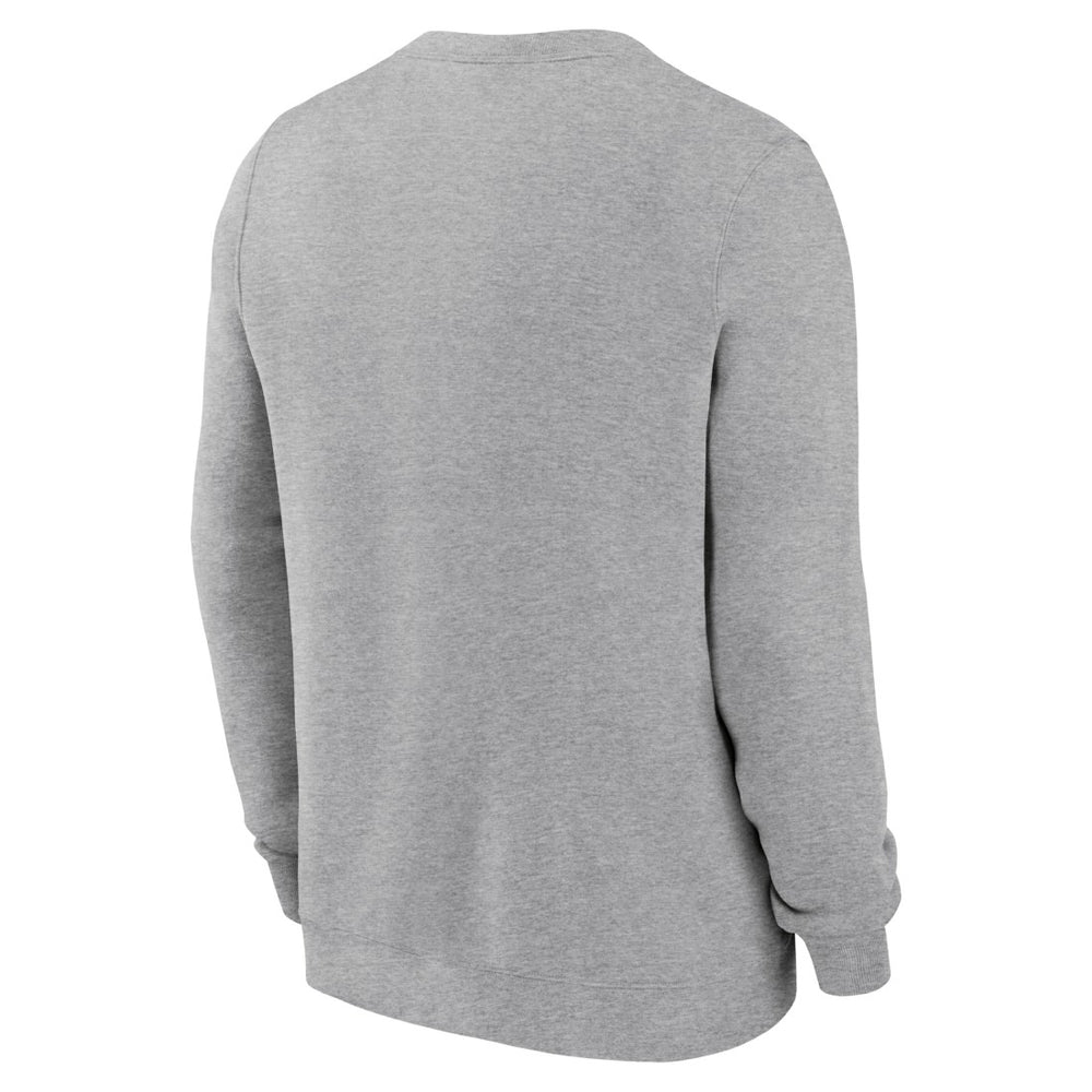 Nike Tampa Bay Buccaneers Primetime Club Fleece Pullover Sweatshirt Heather Gray