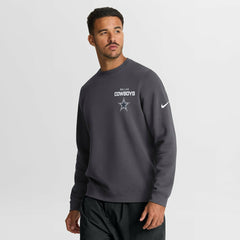 Nike Dallas Cowboys Primetime Club Fleece Pullover Sweatshirt Anthracite