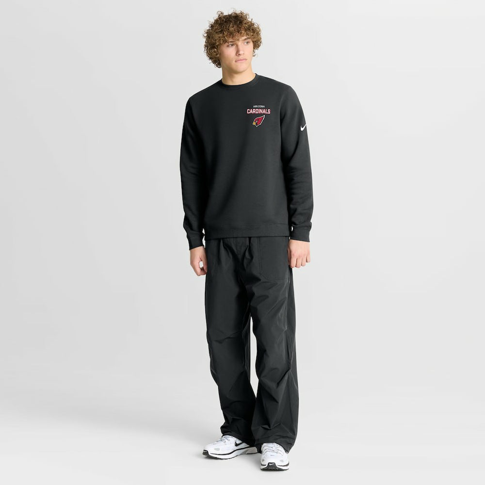 Nike Arizona Cardinals Primetime Club Fleece Pullover Sweatshirt Black