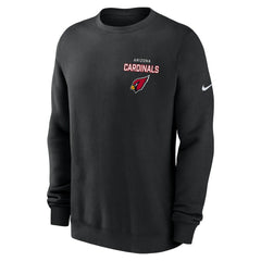 Nike Arizona Cardinals Primetime Club Fleece Pullover Sweatshirt Black