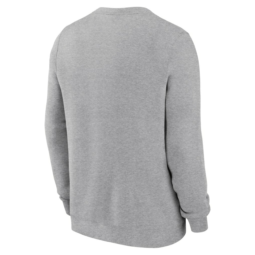Nike Chicago Bears Primetime Club Fleece Pullover Sweatshirt Heather Gray