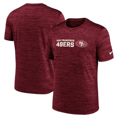 Nike San Francisco 49ers Big & Tall Primetime Reverse Play Velocity Performance T-Shirt Scarlet