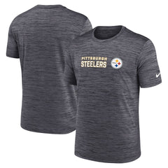 Nike Pittsburgh Steelers Big & Tall Primetime Reverse Play Velocity Performance T-Shirt Black
