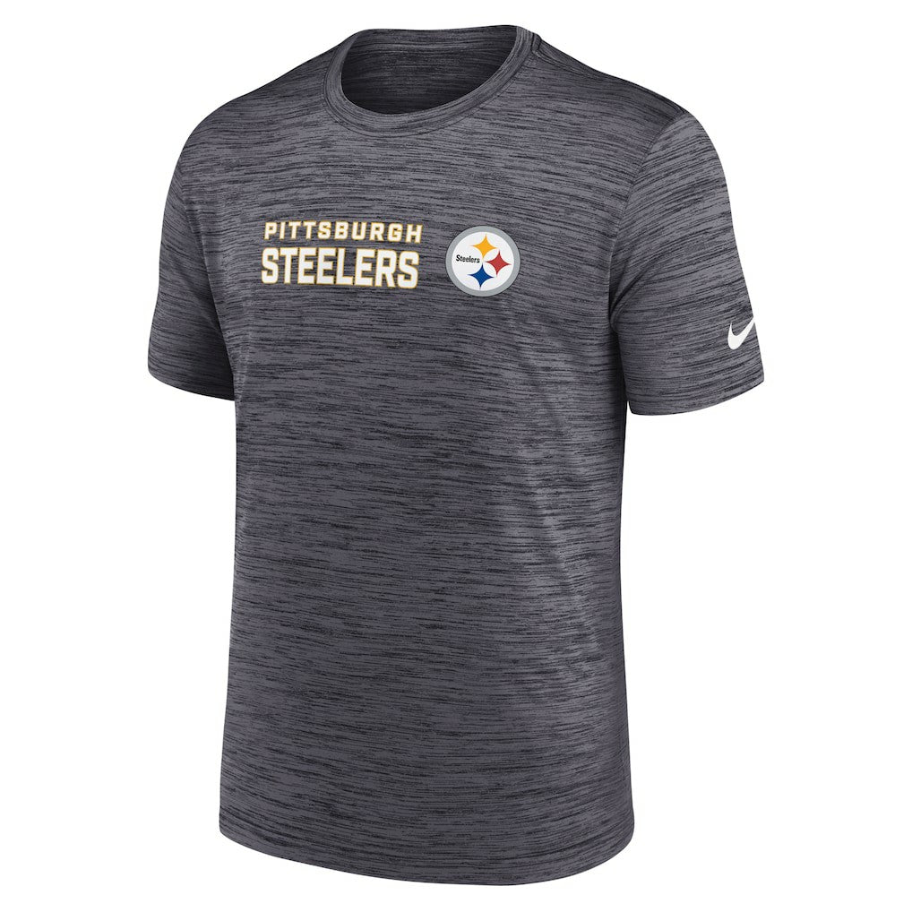 Nike Pittsburgh Steelers Big & Tall Primetime Reverse Play Velocity Performance T-Shirt Black