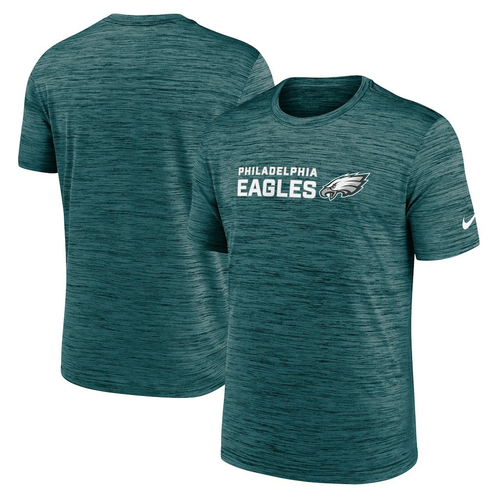 Nike Philadelphia Eagles Big & Tall Primetime Reverse Play Velocity Performance T-Shirt Midnight Green