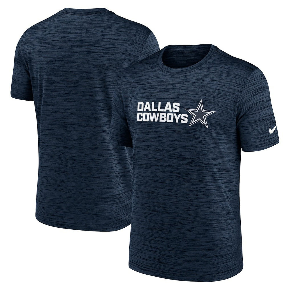 Nike Dallas Cowboys Big & Tall Primetime Reverse Play Velocity Performance T-Shirt Navy