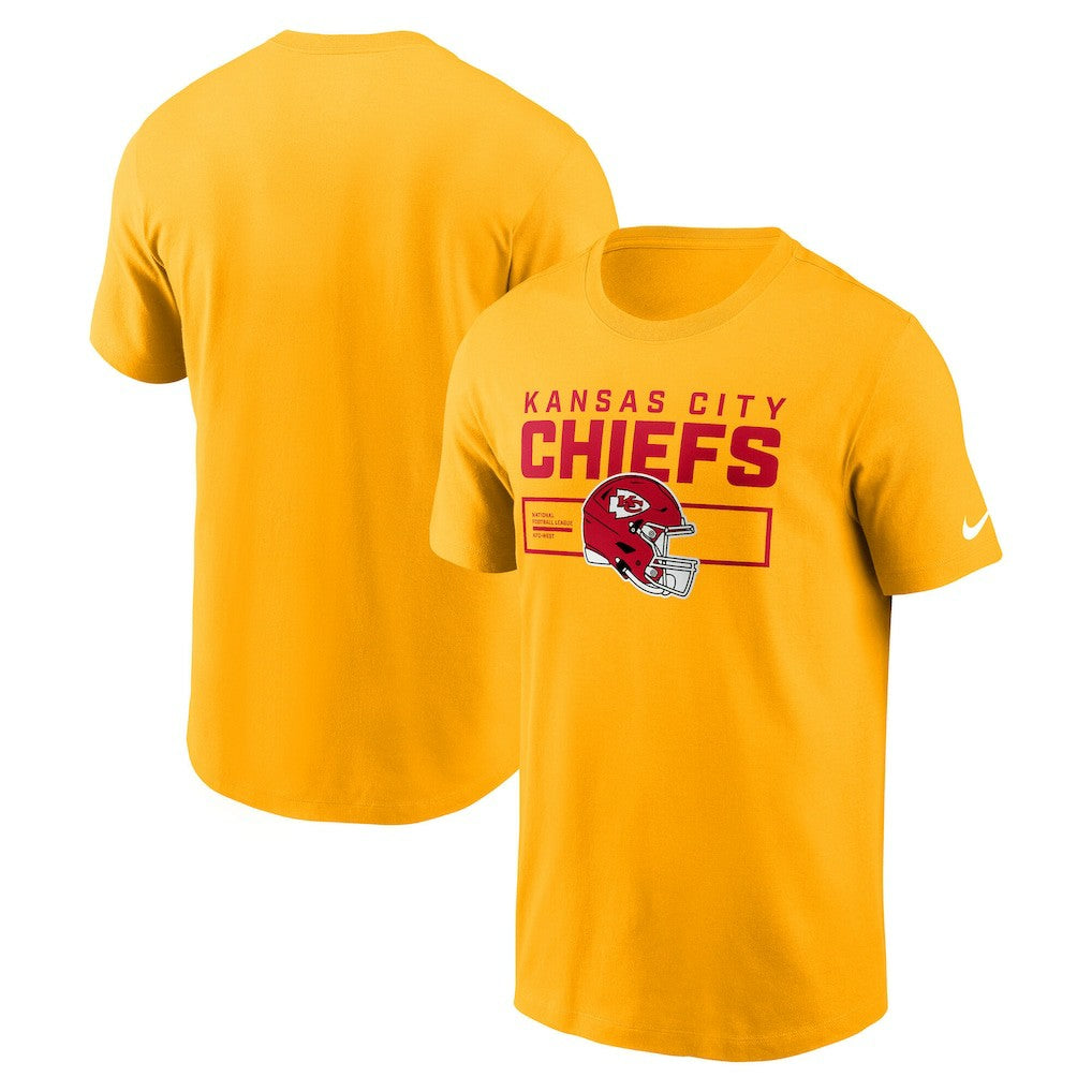 Nike Kansas City Chiefs Primetime Helmet Essential T-Shirt Gold