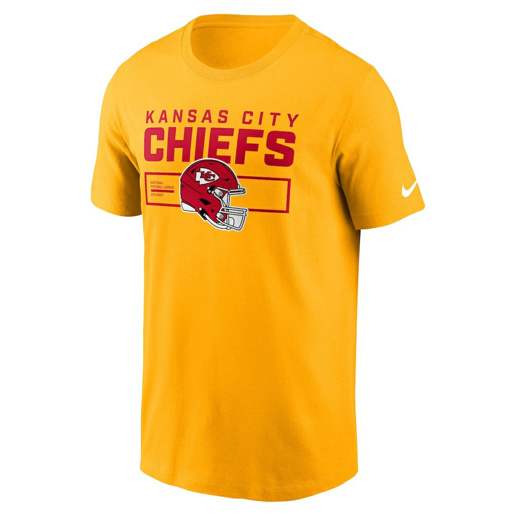 Nike Kansas City Chiefs Primetime Helmet Essential T-Shirt Gold