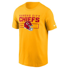 Nike Kansas City Chiefs Primetime Helmet Essential T-Shirt Gold