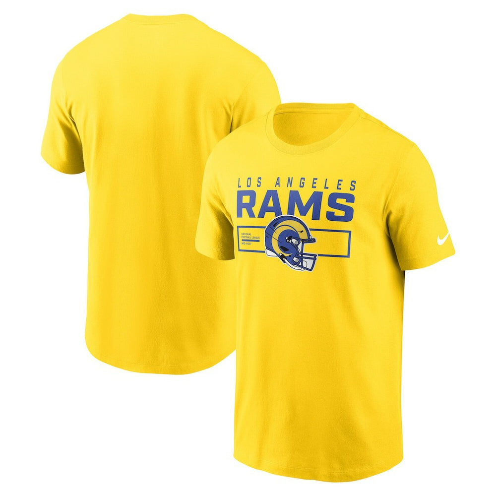 Nike Los Angeles Rams Primetime Helmet Essential T-Shirt Gold