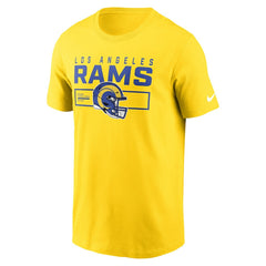 Nike Los Angeles Rams Primetime Helmet Essential T-Shirt Gold