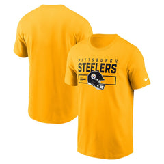 Nike Pittsburgh Steelers Primetime Helmet Essential T-Shirt Gold