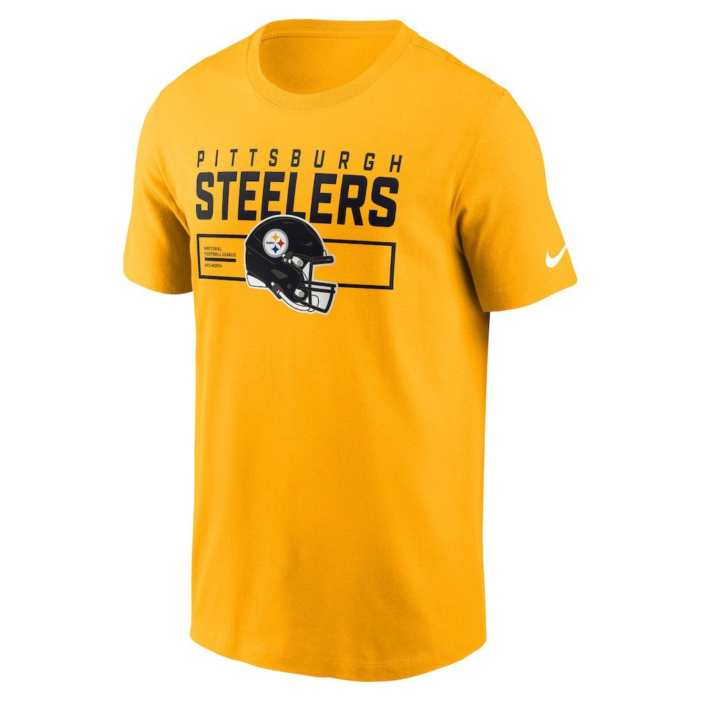 Nike Pittsburgh Steelers Primetime Helmet Essential T-Shirt Gold