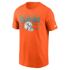 Nike Miami Dolphins Primetime Helmet Essential T-Shirt Orange