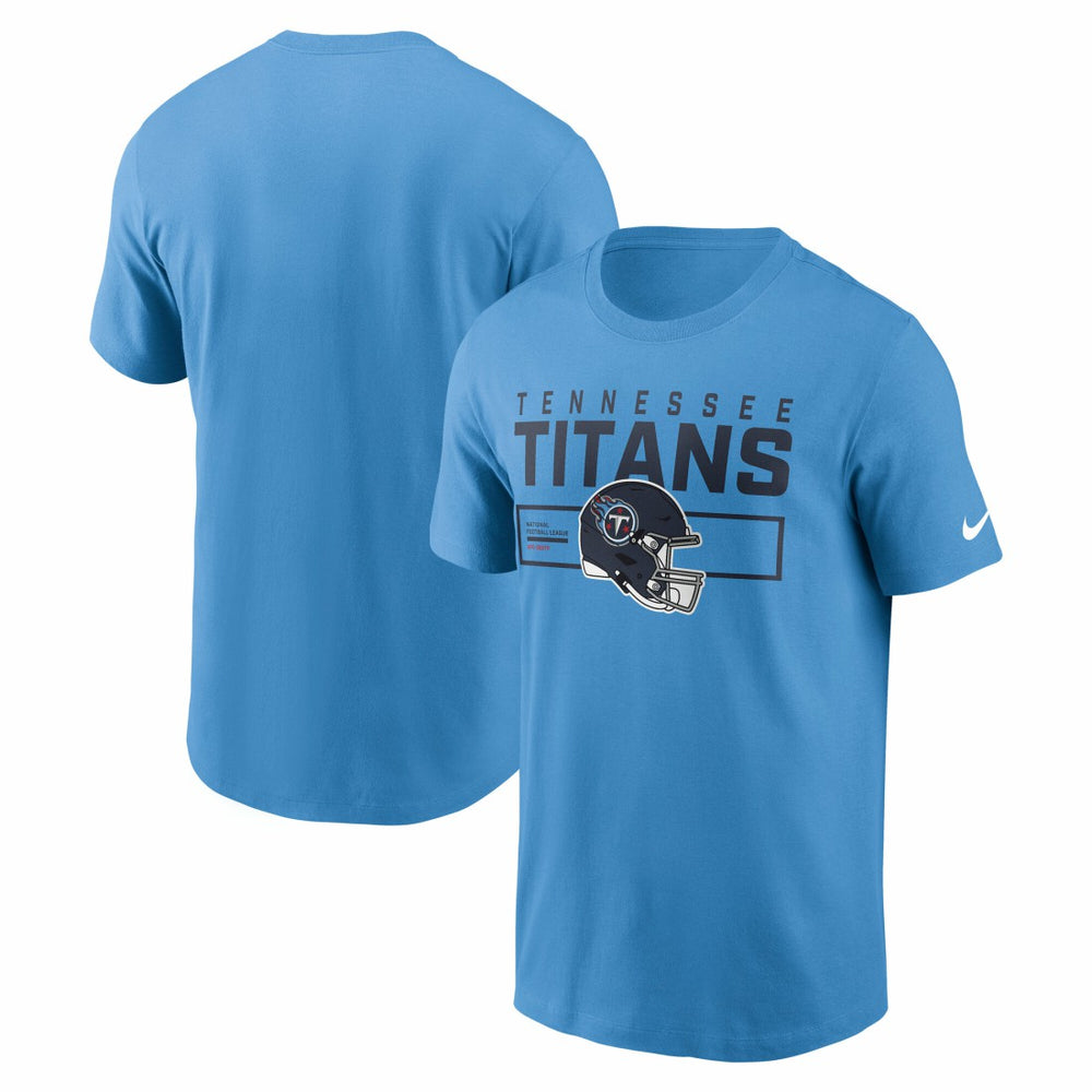 Nike Tennessee Titans Primetime Helmet Essential T-Shirt Light Blue