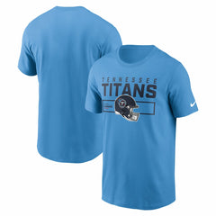 Nike Tennessee Titans Primetime Helmet Essential T-Shirt Light Blue