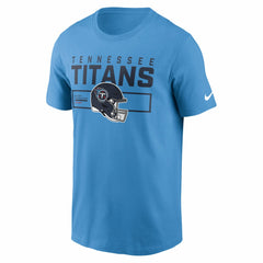 Nike Tennessee Titans Primetime Helmet Essential T-Shirt Light Blue