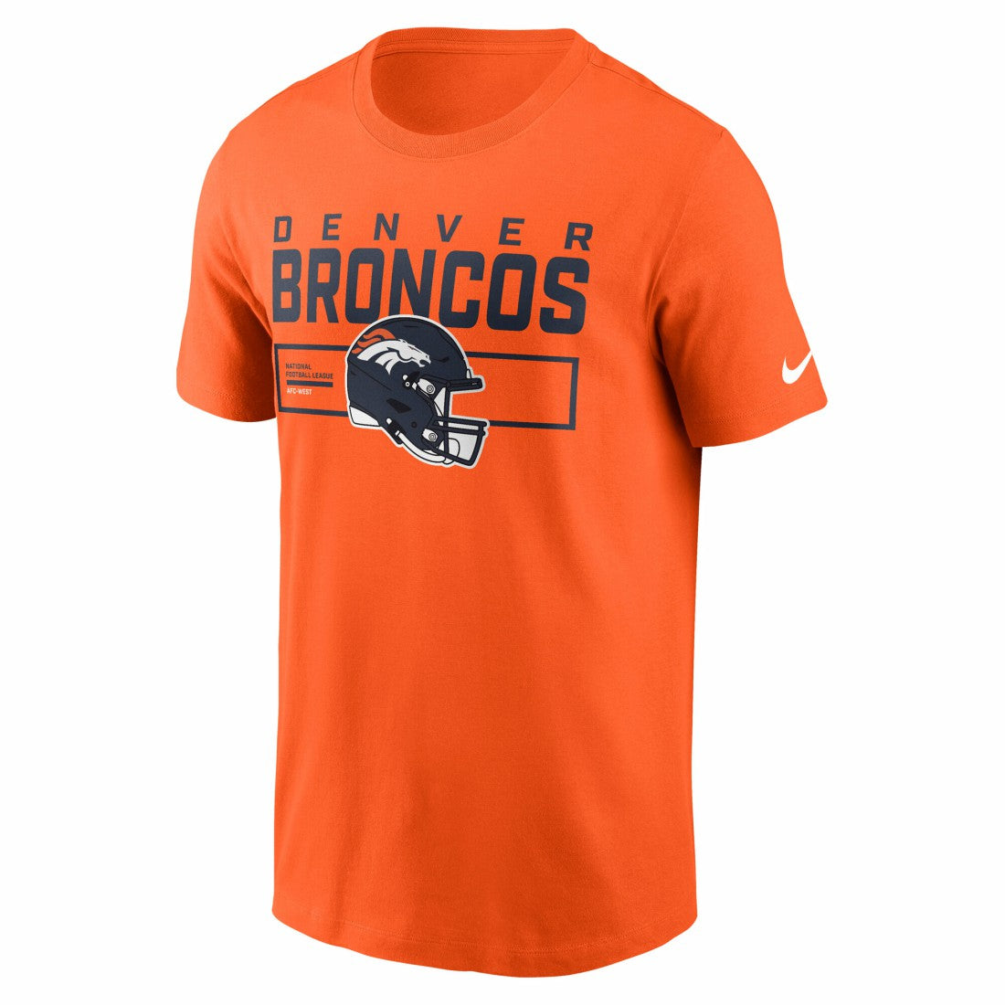Nike Denver Broncos Primetime Helmet Essential T-Shirt Orange
